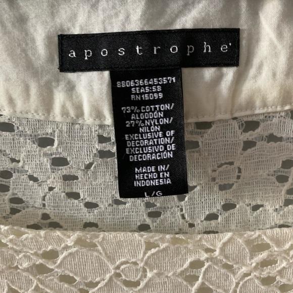 Apostrophe Lace top - Picture 4 of 5